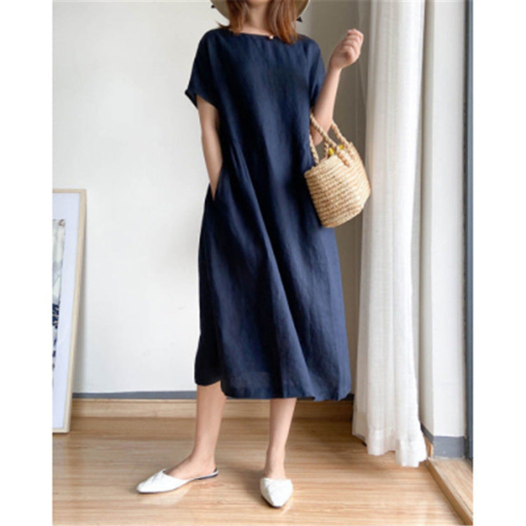 Women's Elegant Short Sleeve Summer Dress