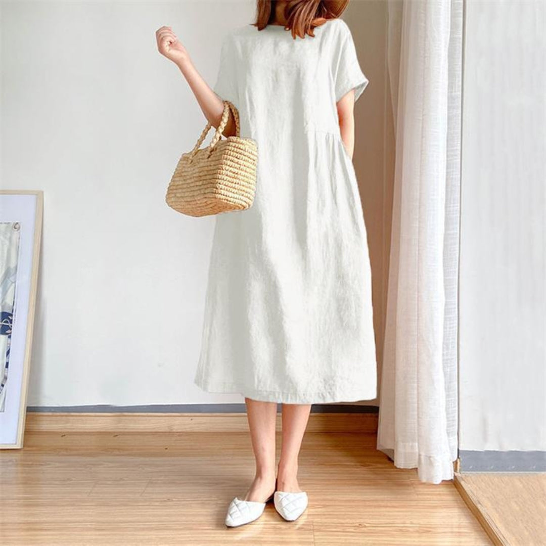 Women's Elegant Short Sleeve Summer Dress