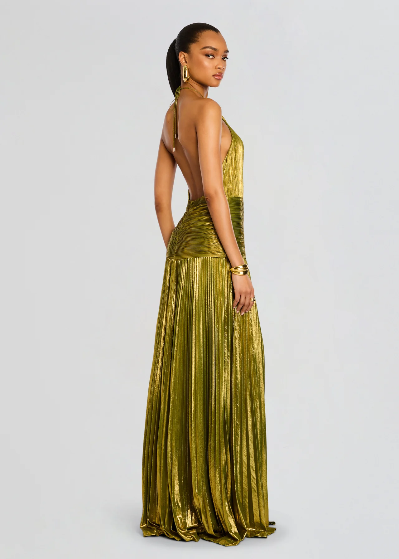 Women's Long Evening Dress Luxurious Satin