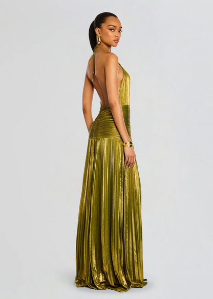 Women's Long Evening Dress Luxurious Satin