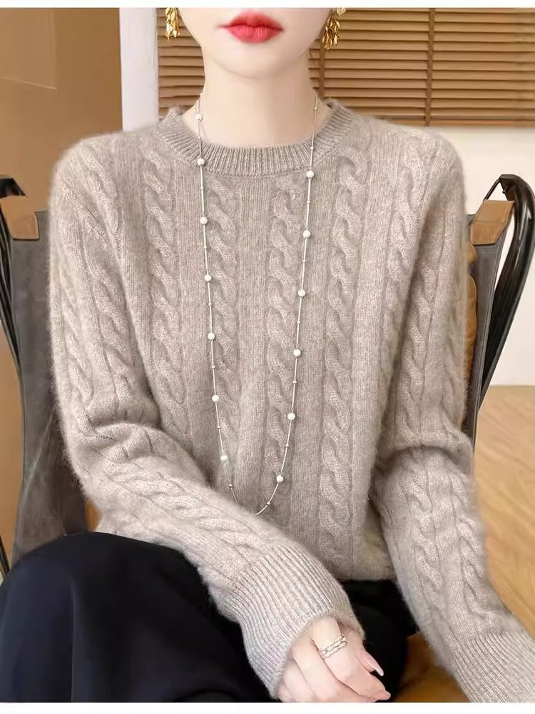 Women's Cable Knit Sweater - Vonnera