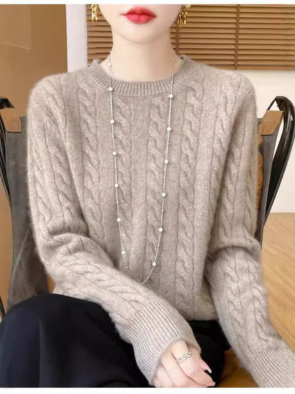 Women's Cable Knit Sweater - Vonnera