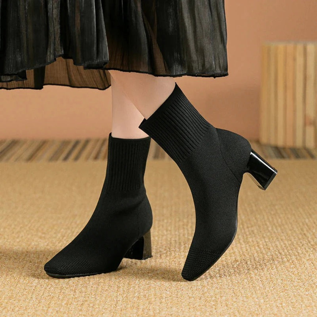 Women's Knitted Boot Socks Comfort Edge Design - Vonnera