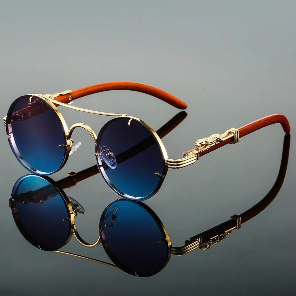 Vintage Double Bridge Sunglasses Retro Style Polarized - Vonnera