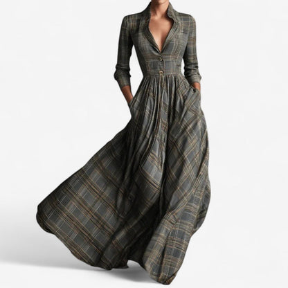 Women's Checked Dress - Vonnera