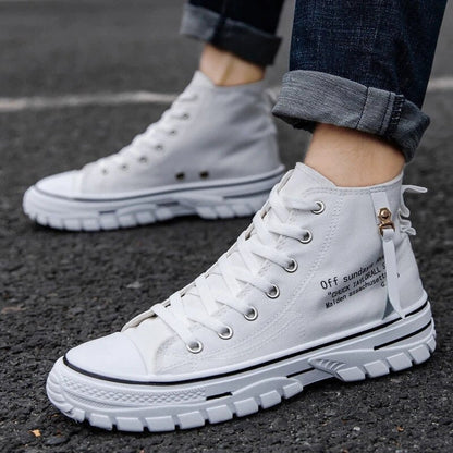 Men's Chunky Canvas High Sneakers