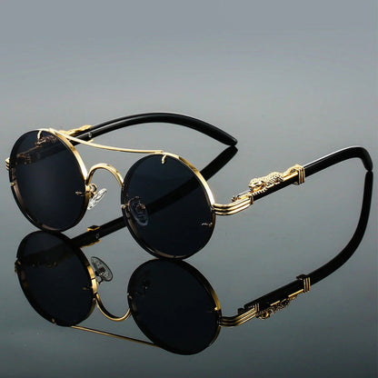 Vintage Double Bridge Sunglasses Retro Style Polarized