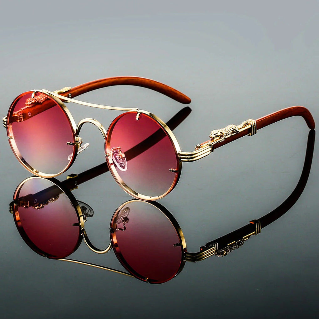 Vintage Double Bridge Sunglasses Retro Style Polarized