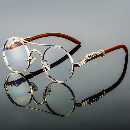 Vintage Double Bridge Sunglasses Retro Style Polarized