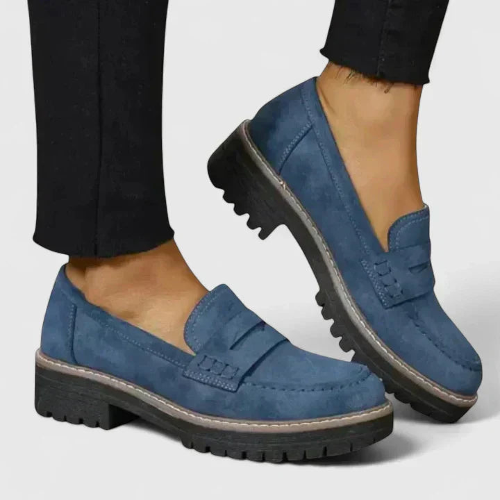 Women's Closed Toe Loafers Platform Shoes