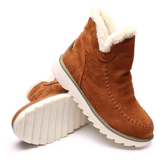 Women's Slip On Ankle Boots Lug Sole