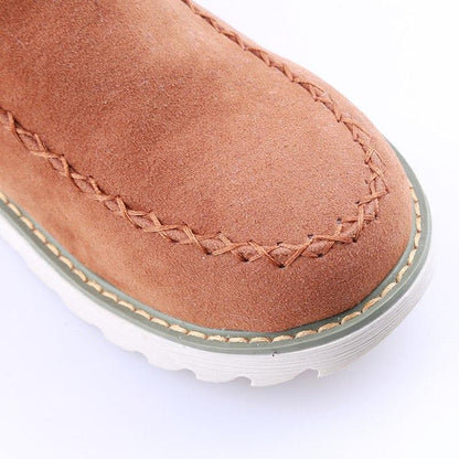 Women's Slip On Ankle Boots Lug Sole