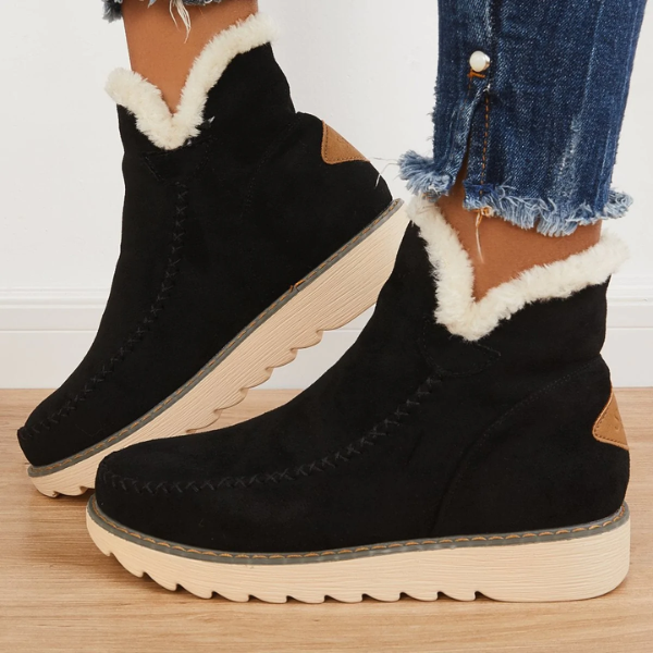 Women's Slip On Ankle Boots Lug Sole