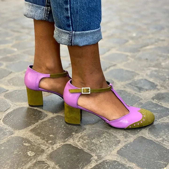 Women's Orthopedic T-Strap Heels