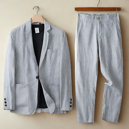 Mens Linen Summer Suit - Vonnera
