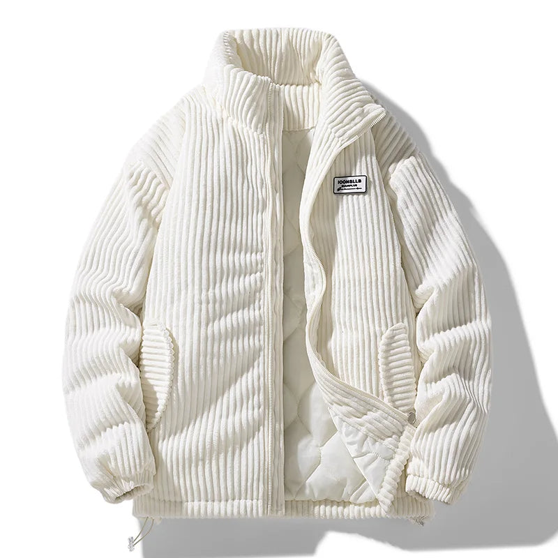 Quilted Corduroy Jacket Bordeaux