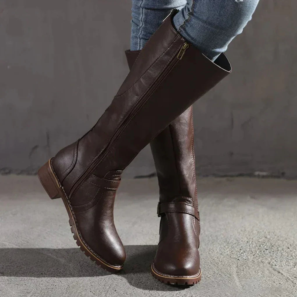 Women Leather Ankle Boots
