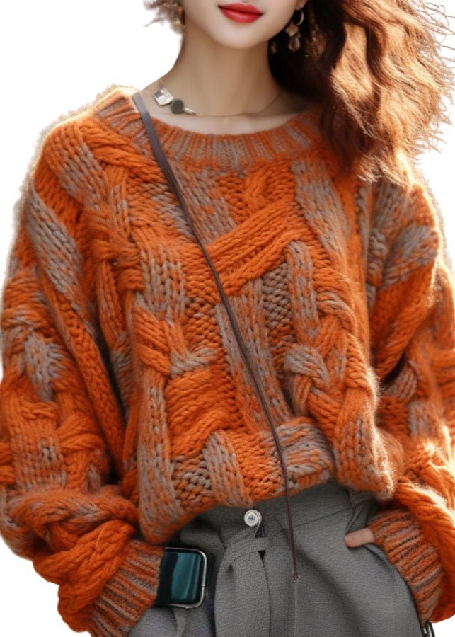Women's Oversized Knit Blouse Jade Green - Vonnera