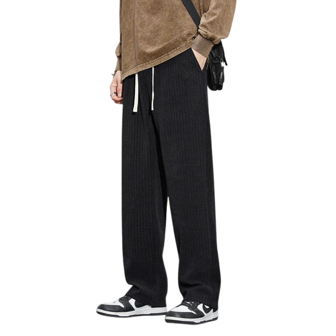 Men's Wide Leg Casual Pants - VibreMode