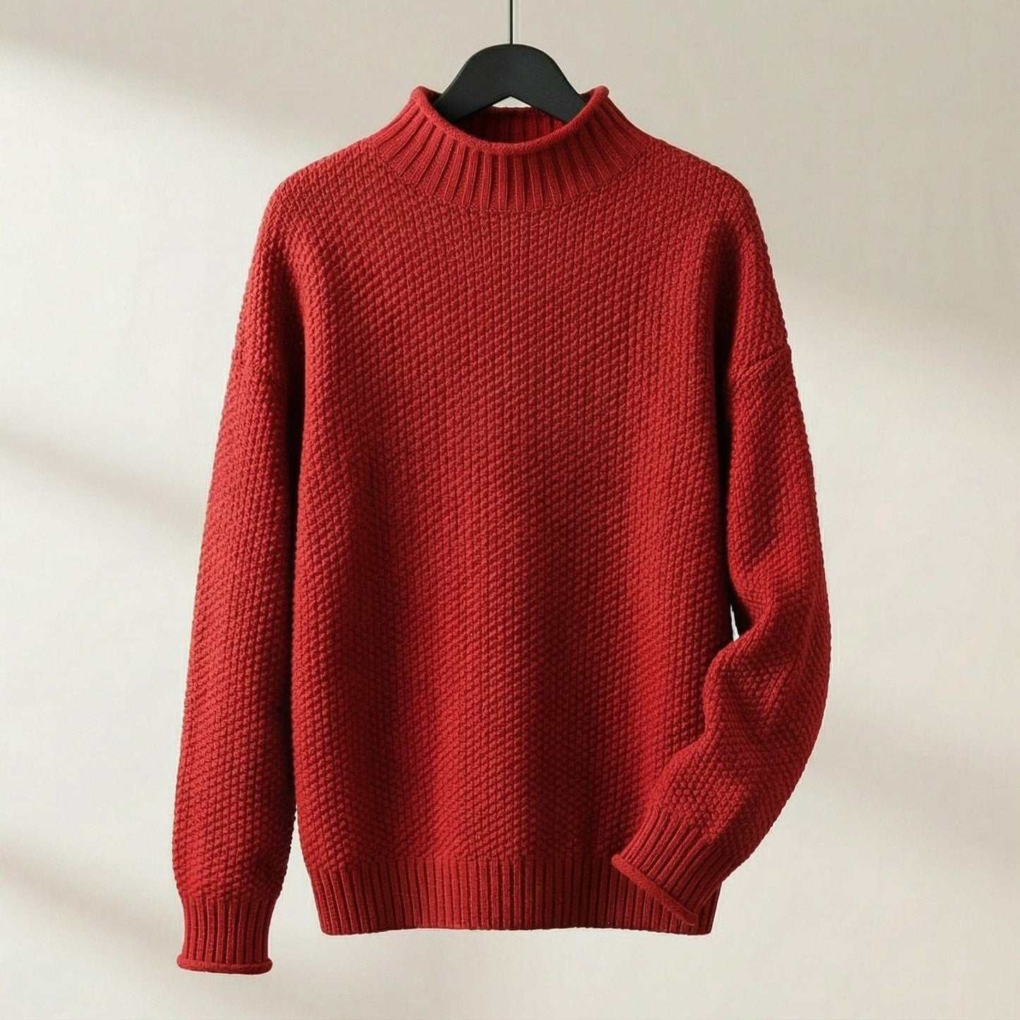 Women's Long Sleeve Mock Neck Sweater - VibreMode