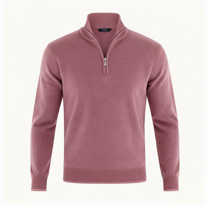 Image of Jason | Men's Quarter-Zip Mock Neck Sweater