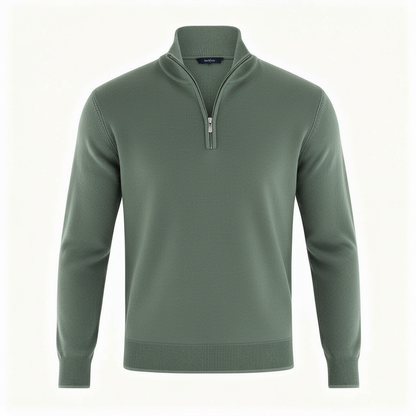 Image of Jason | Men's Quarter-Zip Mock Neck Sweater
