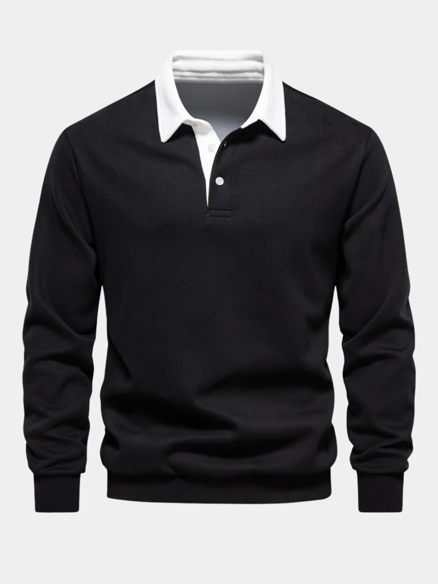 Men's Long Sleeve Rugby Shirt - Vonnera