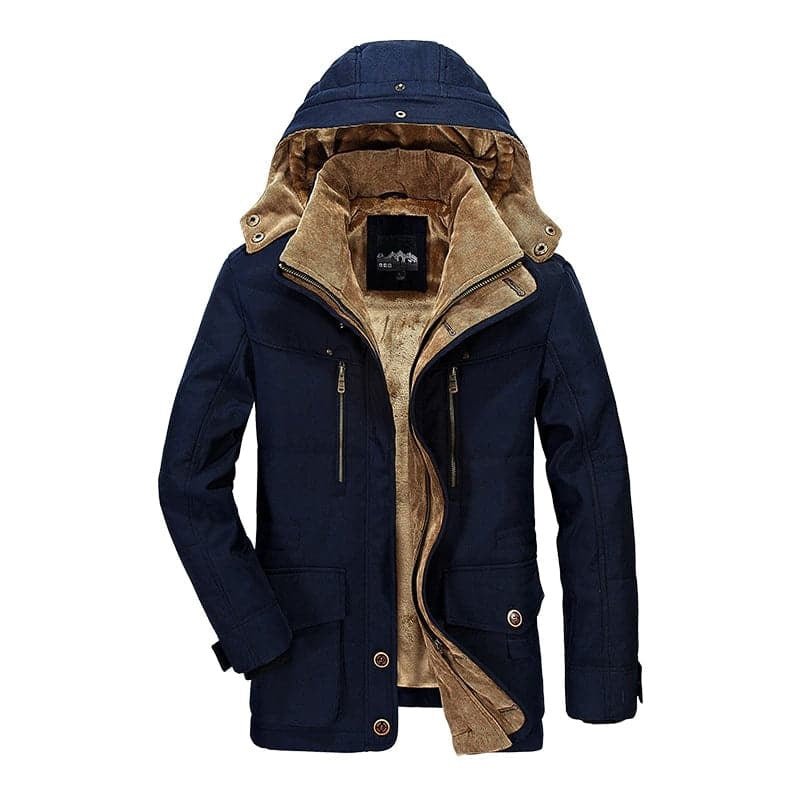 Men's Winter Coat Zip-Up Hoodie - Vonnera