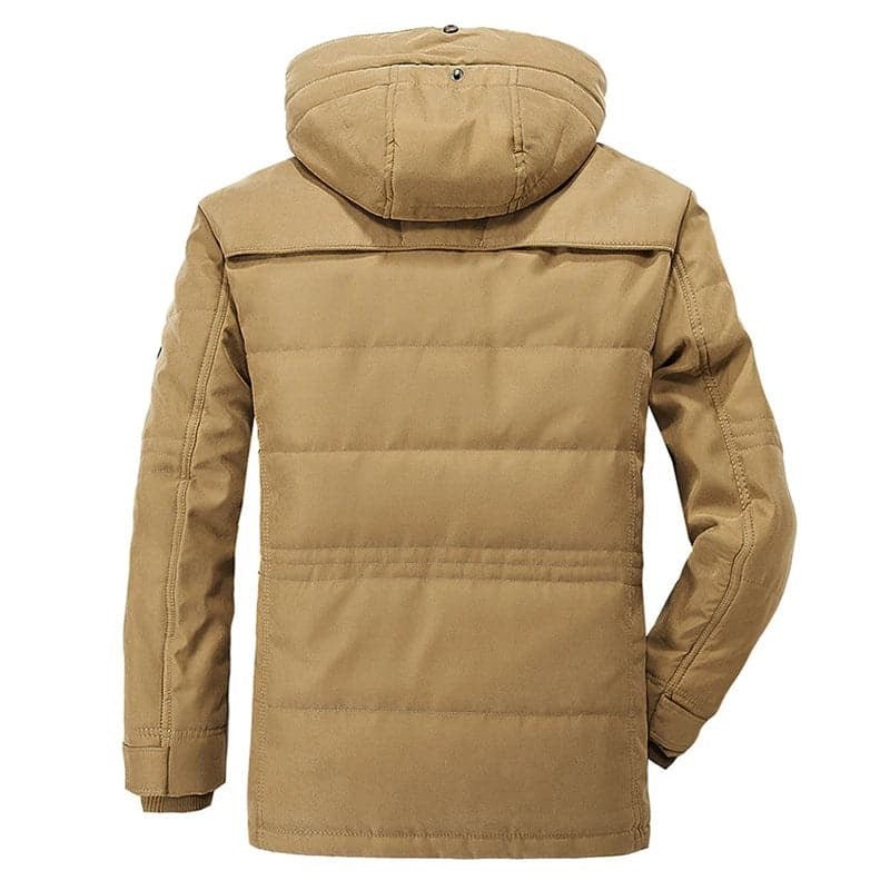Men's Winter Coat Zip-Up Hoodie