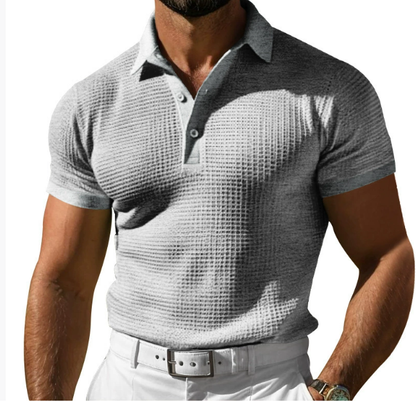 Men's Slim Fit Polo Shirt Textured - Vonnera