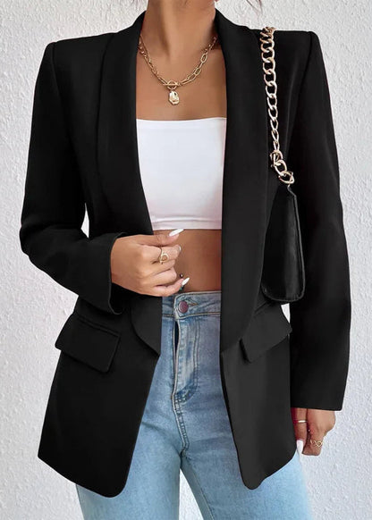 Women's Long Sleeve Open Front Blazer - Vonnera