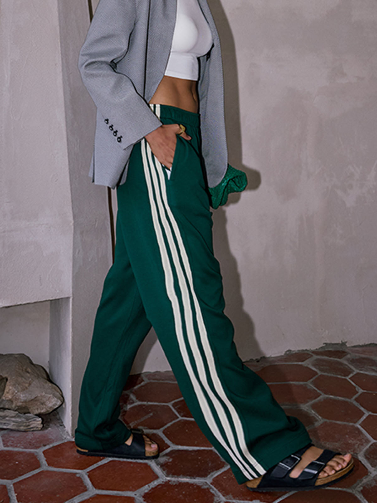 Women's Wide Leg Track Pants - Vonnera