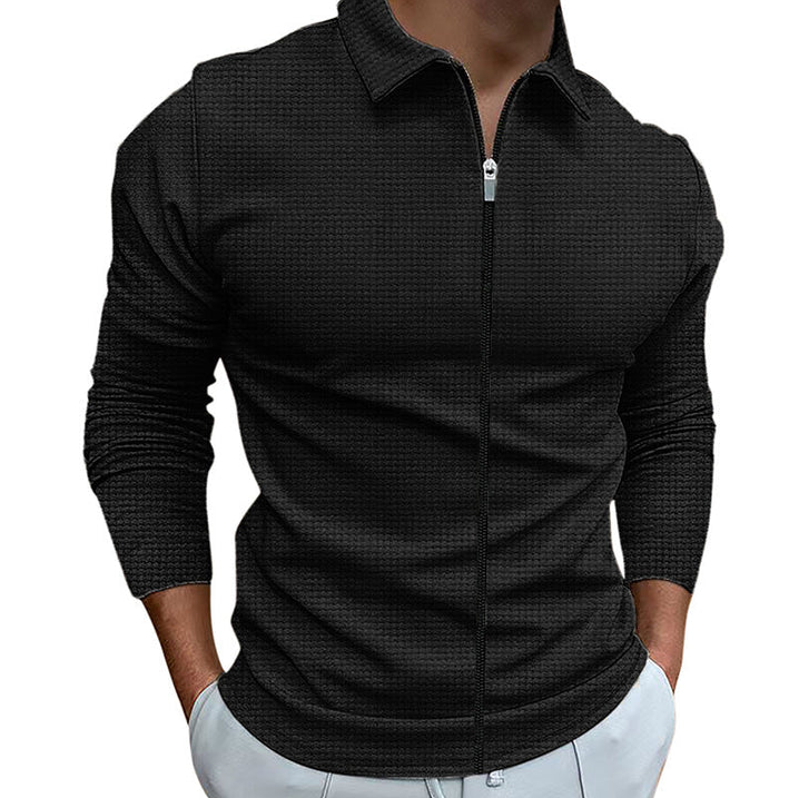 Image of Joel | Men's Zip Up Casual Shirt