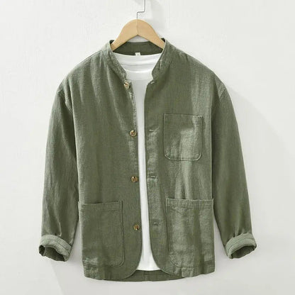 Men's Long Sleeve Casual Shirt Jacket - Vonnera
