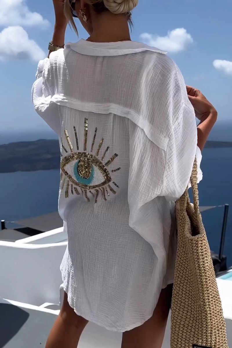 Women's Oversized Elegant Blouse - Vonnera