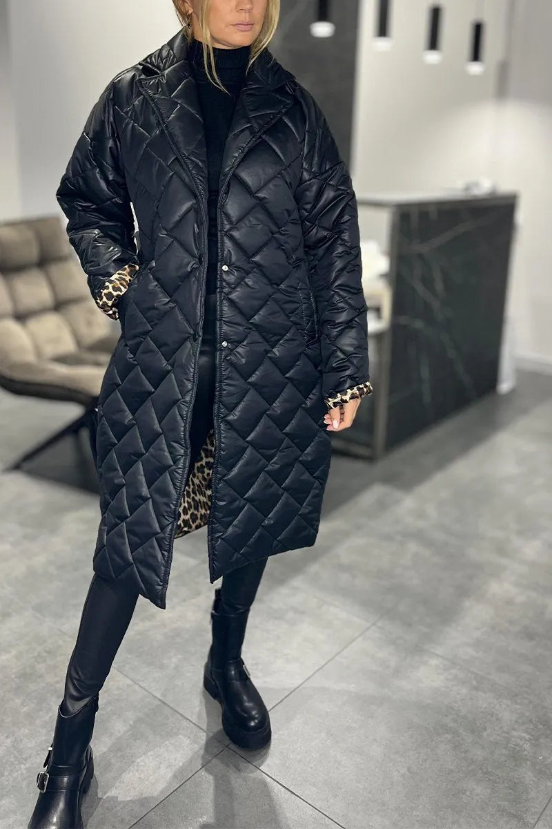 Reversible Quilted Coat - Vonnera