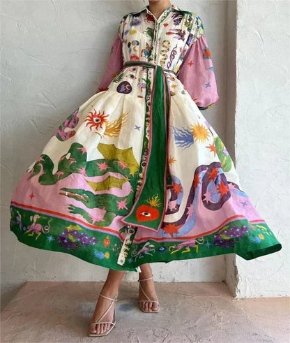 Elegant Women's Volume Dress