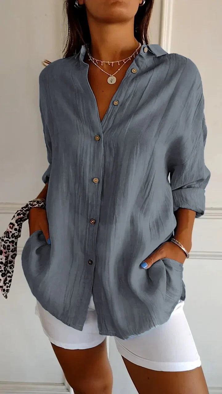 Women's Casual Button Down Shirt - Vonnera
