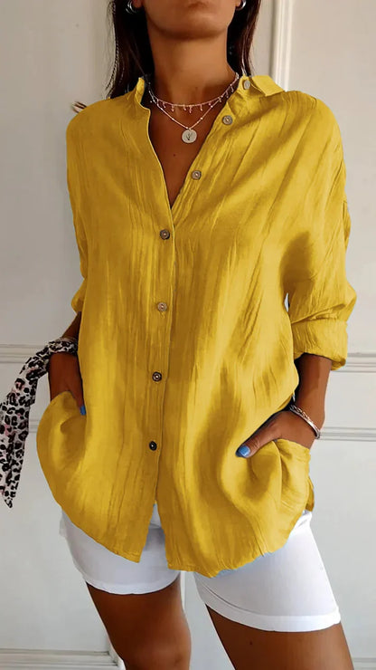 Women's Casual Button Down Shirt