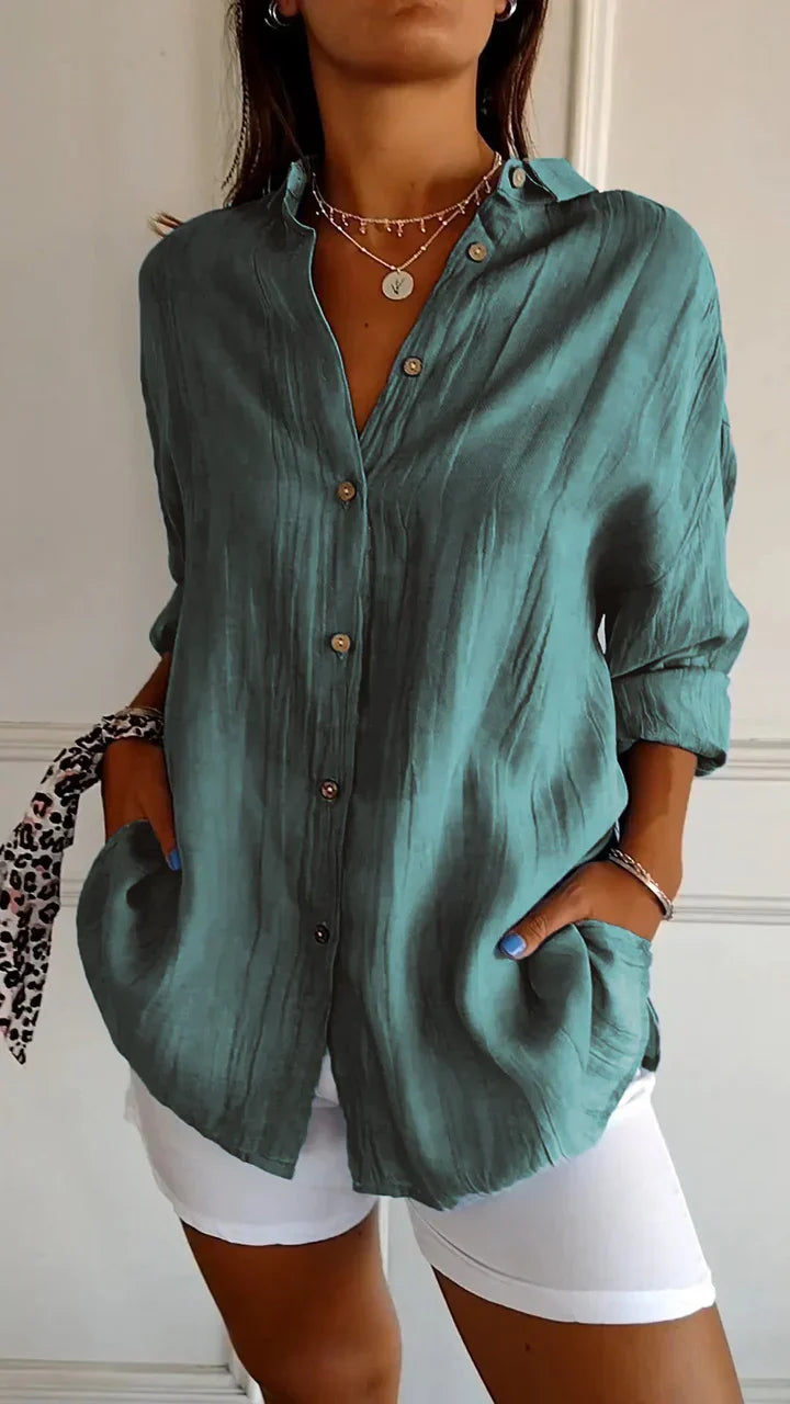Women's Casual Button Down Shirt