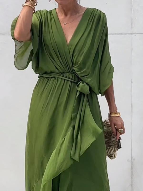 Women's V-Neck Evening Dress