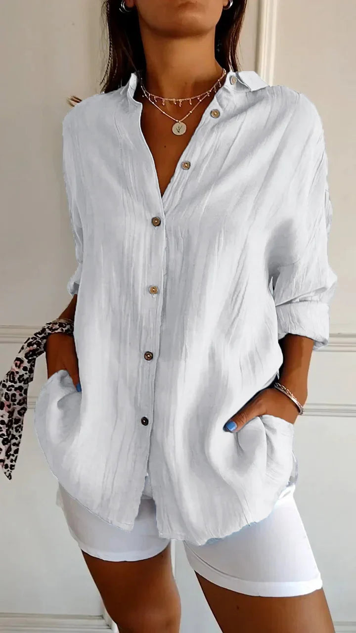 Women's Casual Button Down Shirt
