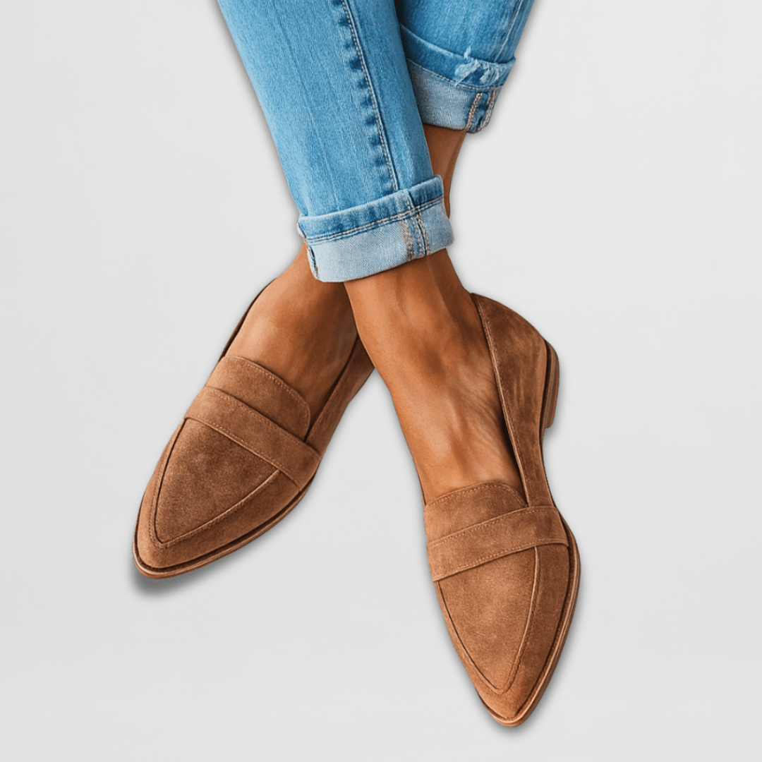 Women's Orthopedic Soft Suede Loafers - VibreMode