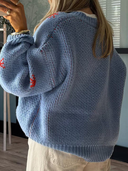 Image of Judy | Women's Oversized Crew Neck Sweater