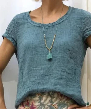 Image of June | Women's Relaxed Fit Short Sleeve T-Shirt