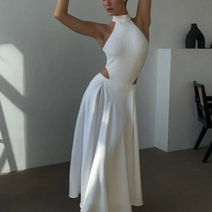 Women's High-Waisted Flowy Skirt
