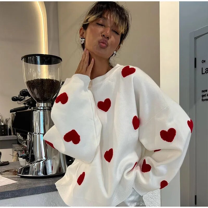 Women's Oversized Knitted Sweater - Vonnera