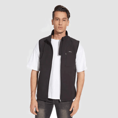 Men's Casual Zip Vest - Vonnera