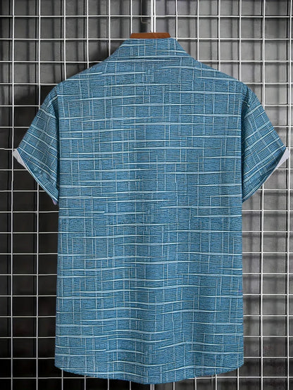 Image of Kane | Men's Button-Down Printed Shirt