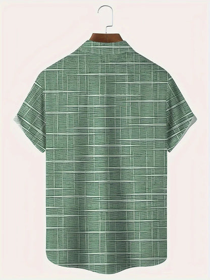 Image of Kane | Men's Button-Down Printed Shirt